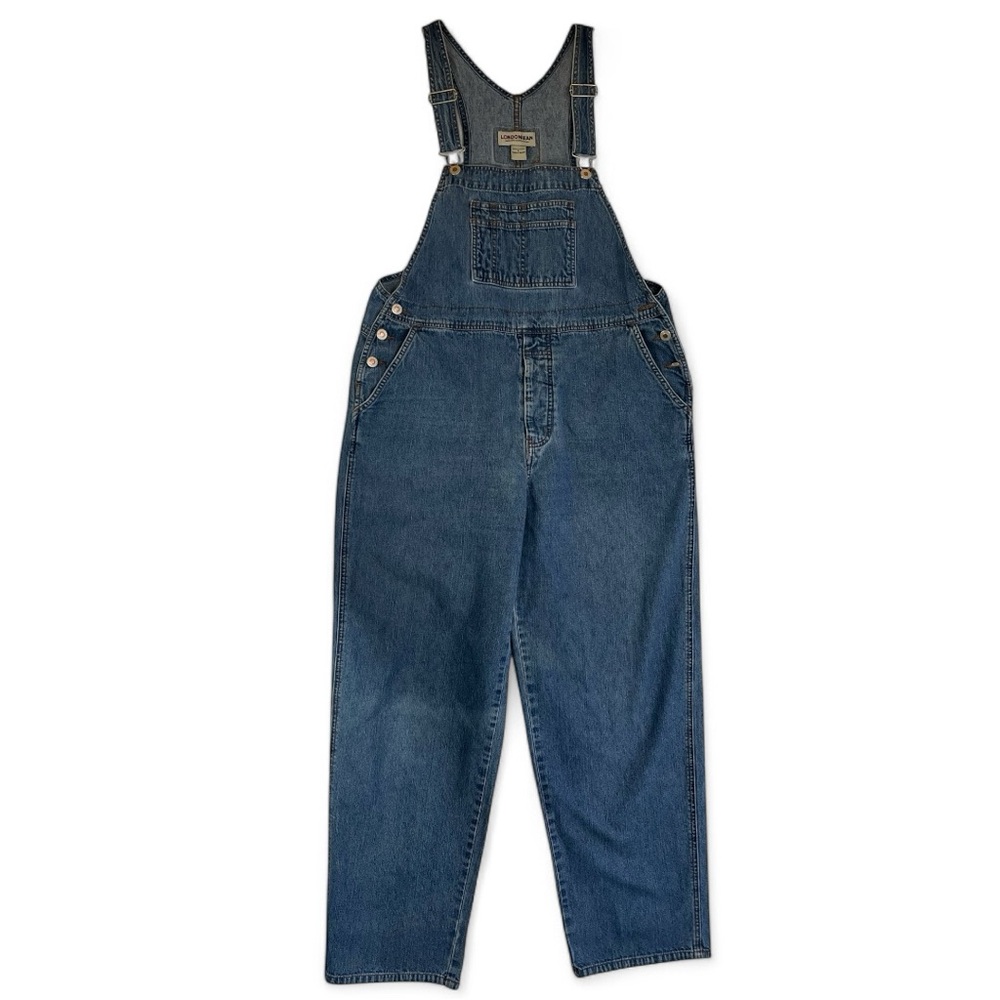 London Jean Denim Overalls Vintage Suspenders Bib Overalls